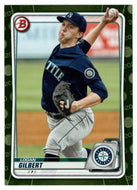 Logan Gilbert - Seattle Mariners (MLB Baseball Card) 2020 Bowman Prospects Camo # BP-58 Mint