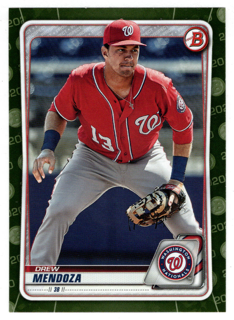 Drew Mendoza - Washington Nationals (MLB Baseball Card) 2020 Bowman Prospects Camo # BP-71 Mint