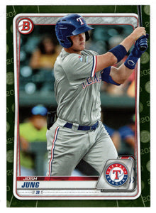 Josh Jung - Texas Rangers (MLB Baseball Card) 2020 Bowman Prospects Camo # BP-113 Mint