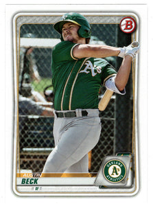 Austin Beck - Oakland Athletics (MLB Baseball Card) 2020 Bowman Prospects # BP-16 Mint