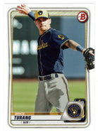 Brice Turang - Milwaukee Brewers (MLB Baseball Card) 2020 Bowman Prospects # BP-35 Mint