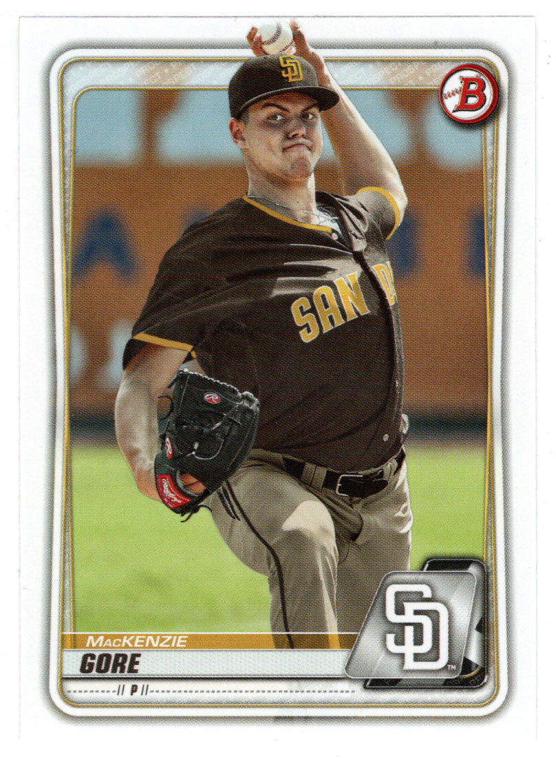 MacKenzie Gore - San Diego Padres (MLB Baseball Card) 2020 Bowman Prospects # BP-74 Mint