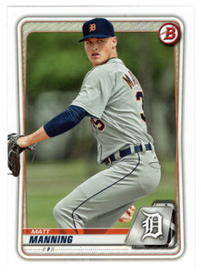 Matt Manning - Detroit Tigers (MLB Baseball Card) 2020 Bowman Prospects # BP-99 Mint