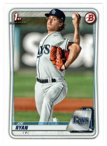 Joe Ryan - Tampa Bay Rays (MLB Baseball Card) 2020 Bowman Prospects # BP-117 Mint