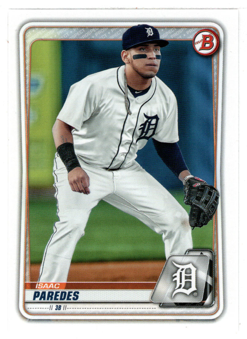 Isaac Paredes - Detroit Tigers (MLB Baseball Card) 2020 Bowman Prospects # BP-120 Mint