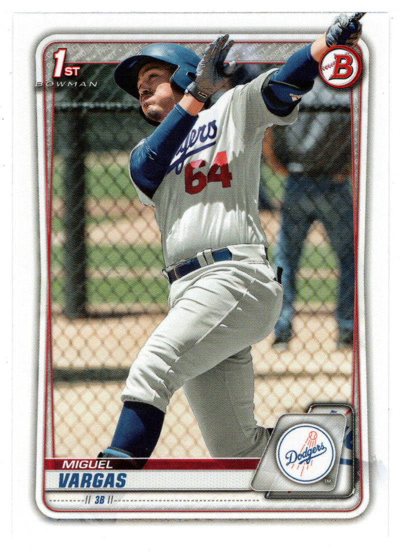 Miguel Vargas - Los Angeles Dodgers (MLB Baseball Card) 2020 Bowman Prospects # BP-131 Mint