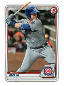 Miguel Amaya - Chicago Cubs (MLB Baseball Card) 2020 Bowman Prospects # BP-136 Mint