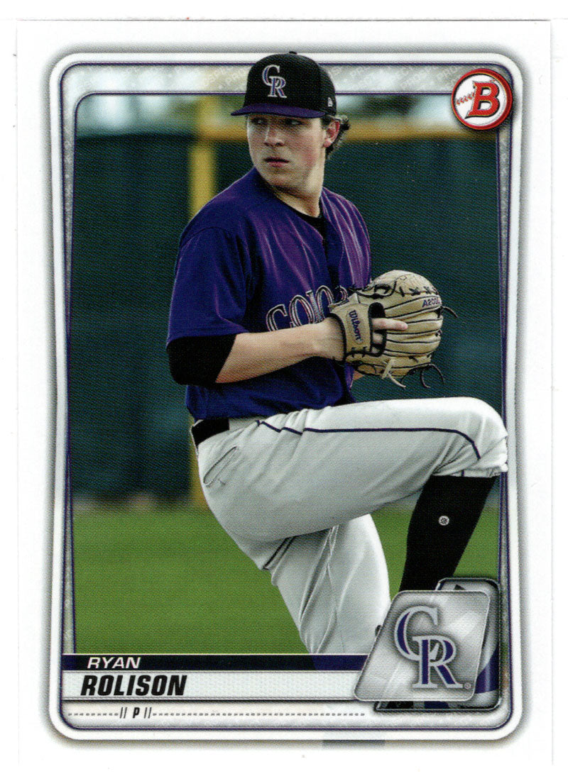 Ryan Rolison - Colorado Rockies (MLB Baseball Card) 2020 Bowman Prospects # BP-137 Mint