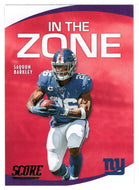 Saquon Barkley - New York Giants - In the Zone (NFL Football Card) 2020 Panini Score # IZ-SB Mint