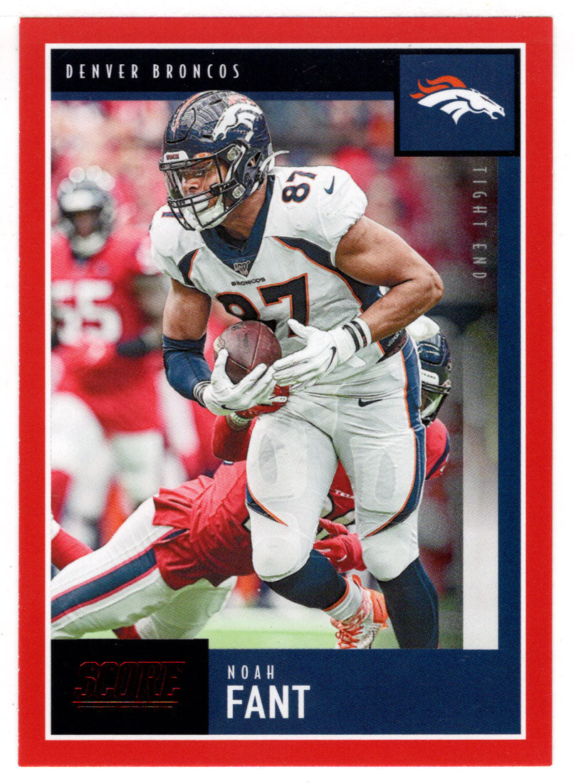 Noah Fant - Denver Broncos - Red Edition (NFL Football Card) 2020 Panini Score # 126 Mint