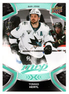 Tomas Hertl - San Jose Sharks (NHL Hockey Card) 2021-22 Upper Deck MVP # 48 Mint