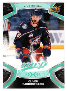 Oliver Bjorkstrand - Columbus Blue Jackets (NHL Hockey Card) 2021-22 Upper Deck MVP # 64 Mint