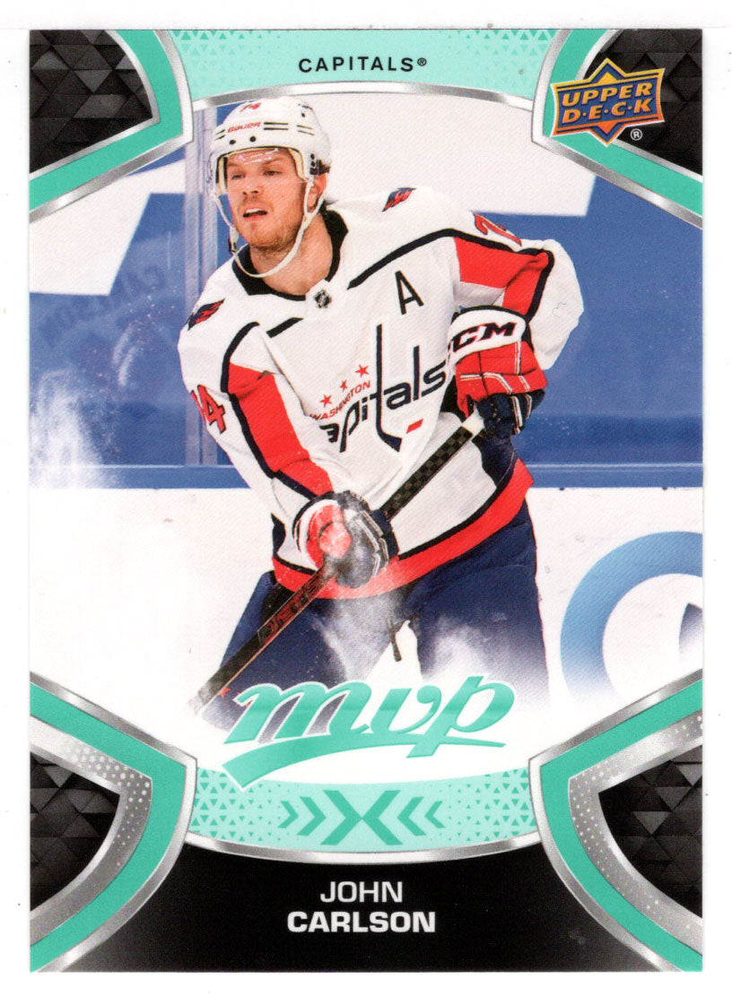 John Carlson - Washington Capitals (NHL Hockey Card) 2021-22 Upper Deck MVP # 74 Mint