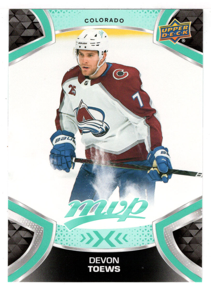 Devon Toews - Colorado Avalanche (NHL Hockey Card) 2021-22 Upper Deck MVP # 105 Mint