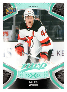 Miles Wood - New Jersey Devils (NHL Hockey Card) 2021-22 Upper Deck MVP # 154 Mint