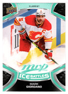 Mark Giordano - Calgary Flames (NHL Hockey Card) 2021-22 Upper Deck MVP Ice Battles # IB-5 Mint