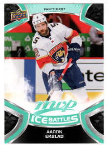 Aaron Ekblad - Florida Panthers (NHL Hockey Card) 2021-22 Upper Deck MVP Ice Battles # IB-85 Mint