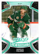 Marcus Foligno - Minnesota Wild (NHL Hockey Card) 2021-22 Upper Deck MVP Ice Battles # IB-117 Mint