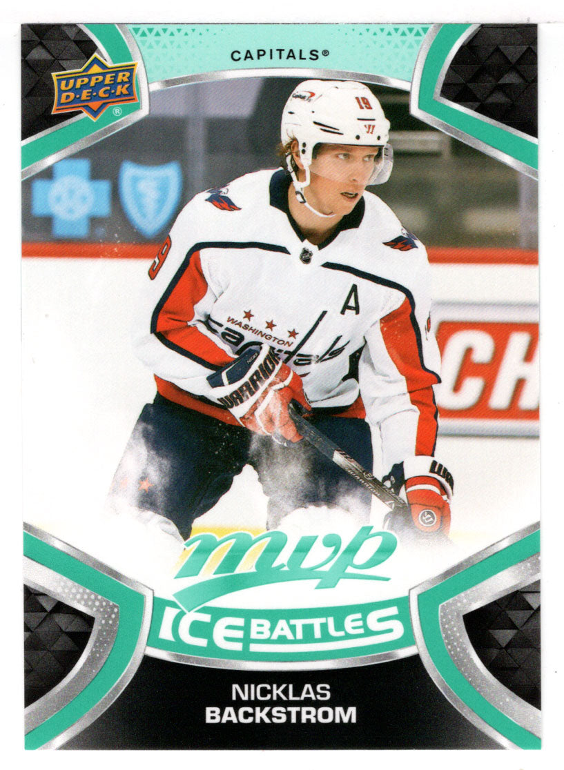 Nicklas Backstrom - Washington Capitals (NHL Hockey Card) 2021-22 Upper Deck MVP Ice Battles # IB-119 Mint