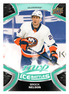 Brock Nelson - New York Islanders (NHL Hockey Card) 2021-22 Upper Deck MVP Ice Battles # IB-131 Mint