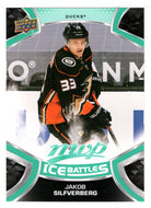Jakob Silfverberg - Anaheim Ducks (NHL Hockey Card) 2021-22 Upper Deck MVP Ice Battles # IB-133 Mint