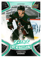 Christian Dvorak - Arizona Coyotes (NHL Hockey Card) 2021-22 Upper Deck MVP Ice Battles # IB-141 Mint