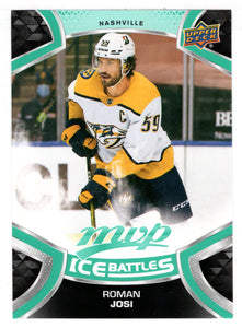 Roman Josi - Nashville Predators (NHL Hockey Card) 2021-22 Upper Deck MVP Ice Battles # IB-159 Mint