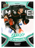 Rickard Rakell - Anaheim Ducks (NHL Hockey Card) 2021-22 Upper Deck MVP Ice Battles # IB-167 Mint