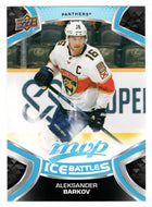 Aleksander Barkov - Florida Panthers - SP (NHL Hockey Card) 2021-22 Upper Deck MVP Ice Battles # IB-204 Mint