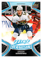 Grigori Denisenko - Florida Panthers - SP (NHL Hockey Card) 2021-22 Upper Deck MVP Ice Battles # IB-248 Mint