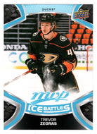 Trevor Zegras - Anaheim Ducks - Checklist # 2 - SP (NHL Hockey Card) 2021-22 Upper Deck MVP Ice Battles # IB-250 Mint