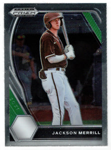 Jackson Merrill - Severna Park High School (MLB - NCAA Baseball Card) 2021 Panini Prizm Draft Picks # 27 Mint