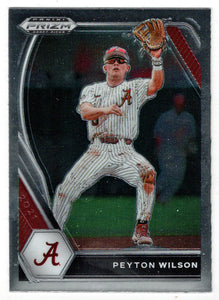 Peyton Wilson - Alabama Crimson Tide (MLB - NCAA Baseball Card) 2021 Panini Prizm Draft Picks # 66 Mint