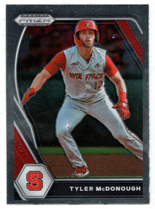 Tyler McDonough - NC State Wolfpack (MLB - NCAA Baseball Card) 2021 Panini Prizm Draft Picks # 75 Mint