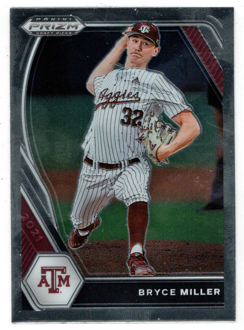 Bryce Miller - Texas A&M Aggies (MLB - NCAA Baseball Card) 2021 Panini Prizm Draft Picks # 113 Mint