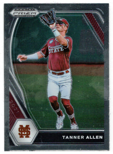 Tanner Allen - Mississippi State Bulldogs (MLB - NCAA Baseball Card) 2021 Panini Prizm Draft Picks # 118 Mint