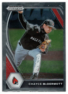 Chayce McDermott - Ball State Cardinals (MLB - NCAA Baseball Card) 2021 Panini Prizm Draft Picks # 132 Mint