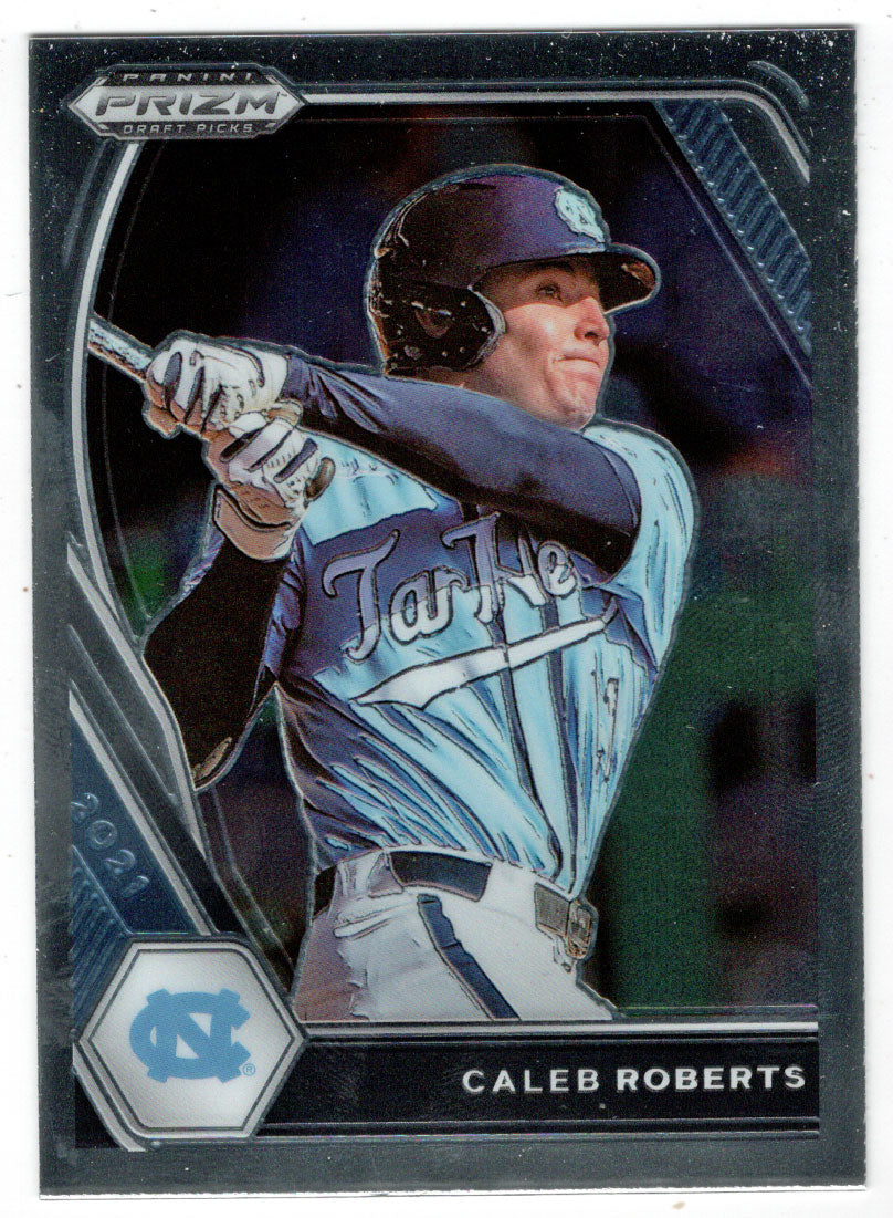 Caleb Roberts - North Carolina Tar Heels (MLB - NCAA Baseball Card) 2021 Panini Prizm Draft Picks # 138 Mint