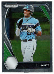 T.J. White - Paul M. Dorman High School (MLB - NCAA Baseball Card) 2021 Panini Prizm Draft Picks # 143 Mint