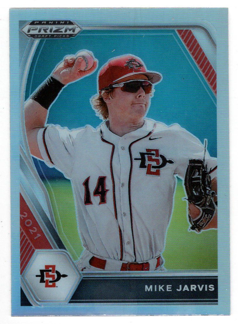 Mike Jarvis - San Diego State Aztecs (MLB - NCAA Baseball Card) 2021 Panini Prizm Draft Picks # 163 Mint