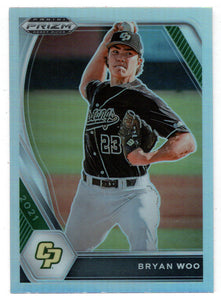 Bryan Woo - Cal Poly Mustangs (MLB - NCAA Baseball Card) 2021 Panini Prizm Draft Picks # 174 Mint