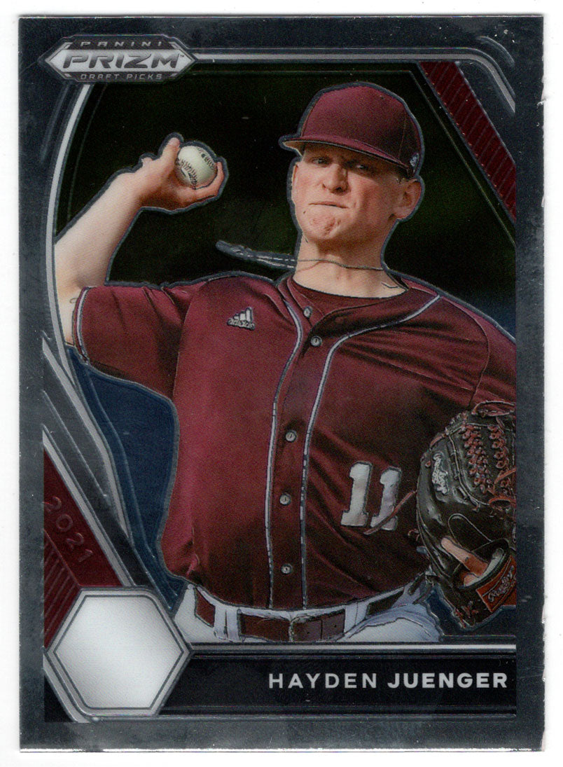 Hayden Juenger - Missouri State Bears (MLB - NCAA Baseball Card) 2021 Panini Prizm Draft Picks # 182 Mint