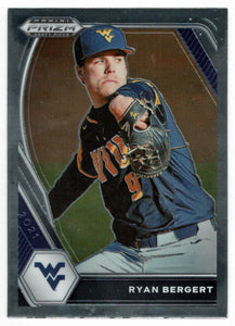 Ryan Bergert - West Virginia Mountaineers (MLB - NCAA Baseball Card) 2021 Panini Prizm Draft Picks # 190 Mint