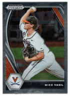 Mike Vasil - Virginia Cavaliers (MLB - NCAA Baseball Card) 2021 Panini Prizm Draft Picks # 199 Mint