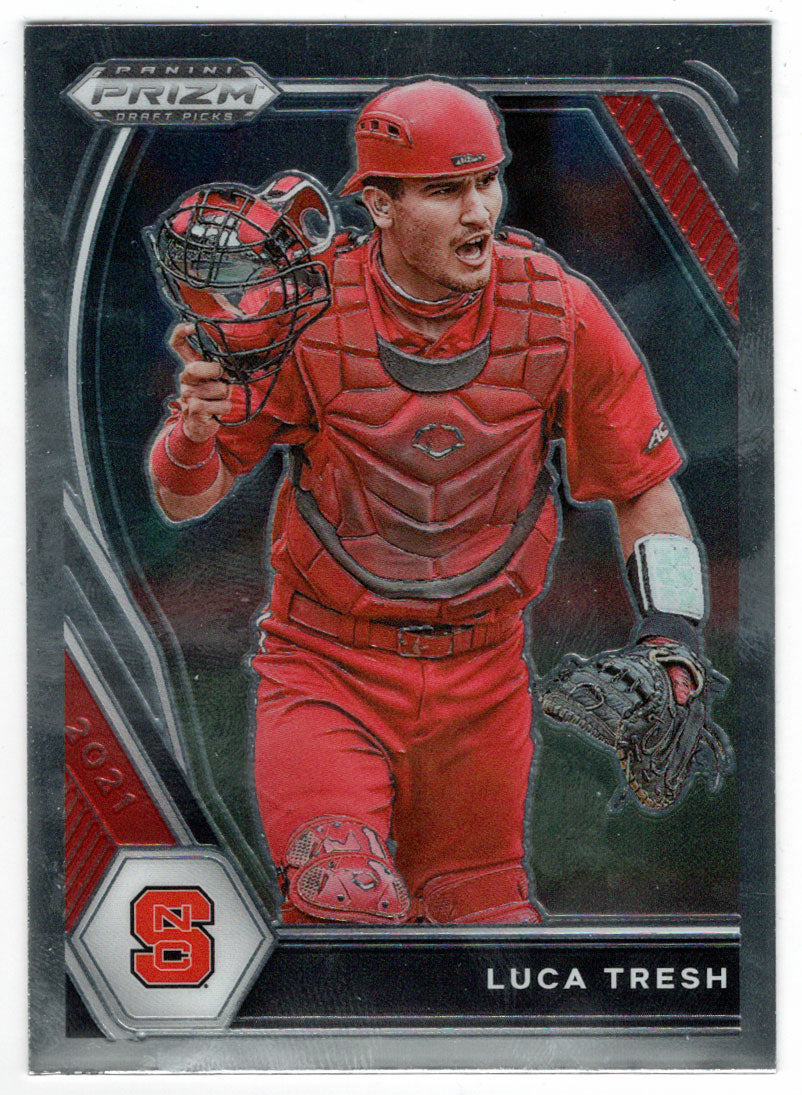 Luca Tresh - North Carolina State Wolfpack (MLB - NCAA Baseball Card) 2021 Panini Prizm Draft Picks # 214 Mint