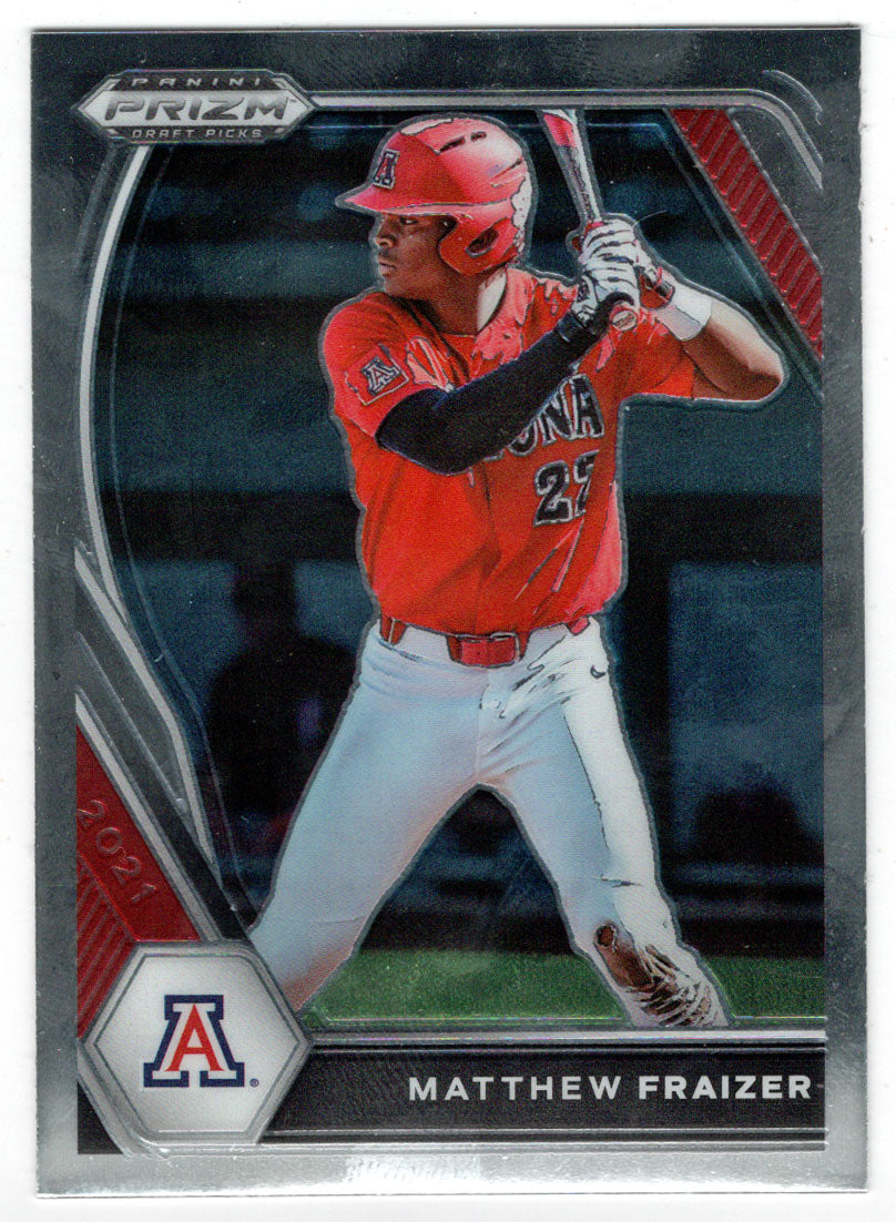 Matthew Fraizer - Arizona Wildcats (MLB - NCAA Baseball Card) 2021 Panini Prizm Draft Picks # 220 Mint