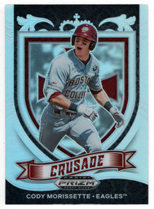 Cody Morissette - Boston College Eagles - Crusade (MLB - NCAA Baseball Card) 2021 Panini Prizm Draft Picks # C-CM Mint
