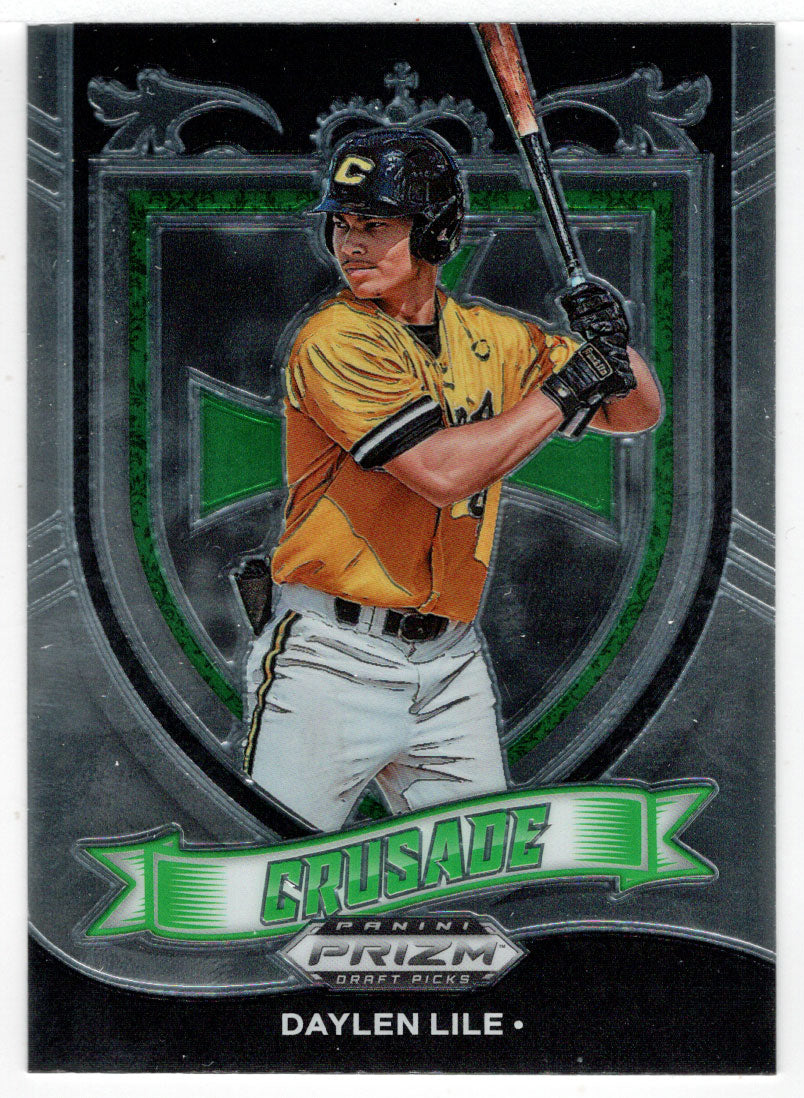 Daylen Lile - Trinity High School KY - Crusade (MLB - NCAA Baseball Card) 2021 Panini Prizm Draft Picks # C-DL Mint