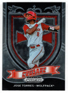 Jose Torres - North Carolina State Wolfpack - Crusade (MLB - NCAA Baseball Card) 2021 Panini Prizm Draft Picks # C-JT Mint