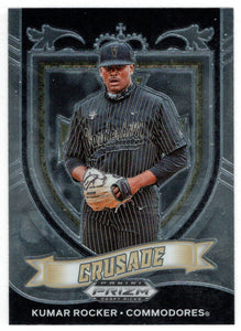 Kumar Rocker - Vanderbilt Commodores - Crusade (MLB - NCAA Baseball Card) 2021 Panini Prizm Draft Picks # C-KR Mint